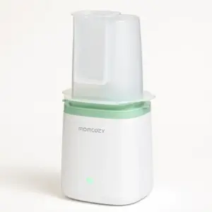 Momcozy 6-in-1 Fast Baby Bottle Warmer MW01, White and Green