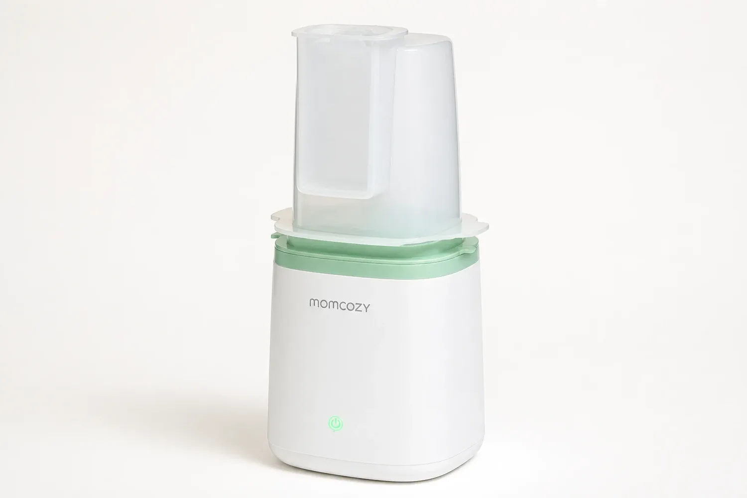 Momcozy 6-in-1 Fast Baby Bottle Warmer MW01, White and Green
