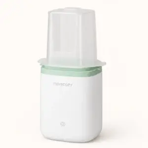 Momcozy 6-in-1 Fast Baby Bottle Warmer MW01, White and Green
