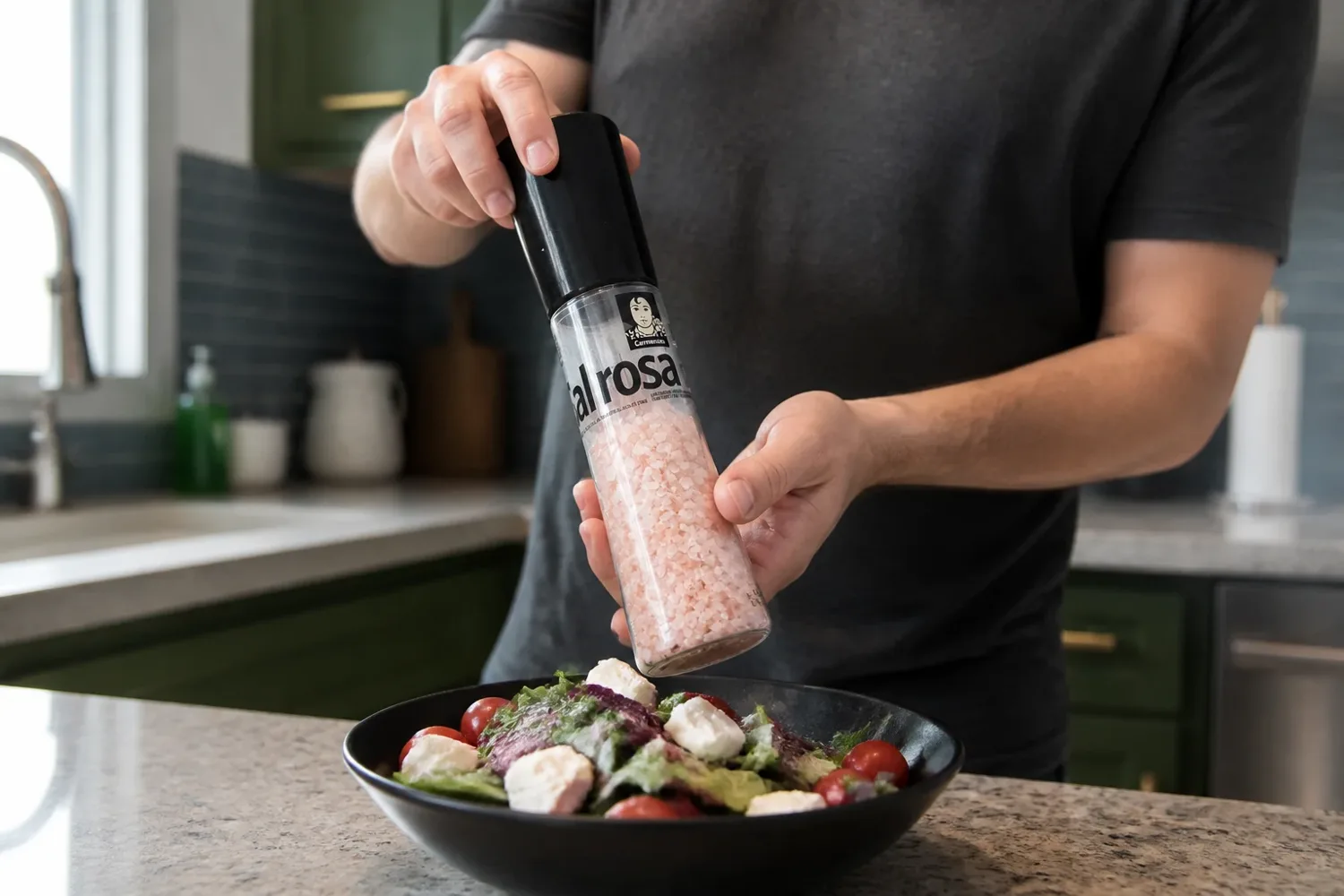 Carmencita Himalayan Pink Salt Giant Grinder, 370 g - Image 2
